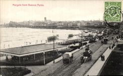 POSTAL Margate de la VENDIMIA de Buenos Ayres