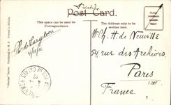 POSTAL Margate de la VENDIMIA de Buenos Ayres