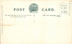 VINTAGE POSTCARD Plas Mawr The Fan in Short Conway