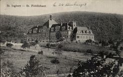 VINTAGE POSTCARD St Ingbert St Fidelishaus