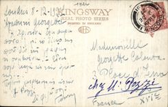 VINTAGE POSTCARD London Houses off Parliament from the Thames To rivet