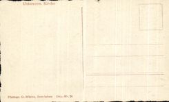 CPA Unterseen Kirche Voiture a chien 