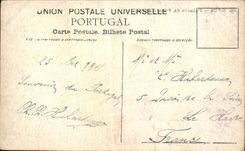 VINTAGE POSTCARD Palacio da Pena Curved