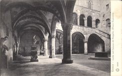 POSTAL Firenze Cortile Nel Falazzo del Bargello de la VENDIMIA
