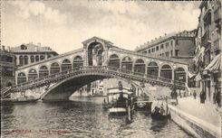 VINTAGE POSTCARD Venezia Big shot Di Pialto