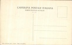 VINTAGE POSTCARD Lago Di Como Cupido Ruled beyond Carlotta Villa