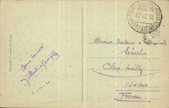 CPA Grimaldi Ponte San Luigi Frontiera Francia E Italia