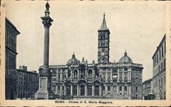 POSTAL Roma Chiesa Di S Maria Magglore de la VENDIMIA