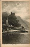 VINTAGE POSTCARD St Goarshausen Und Burg Katz