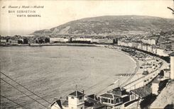 General de San Sebastian Vista de la POSTAL de la VENDIMIA