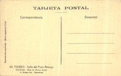 VINTAGE POSTCARD Toledo Fixes Del Pozo Amargo