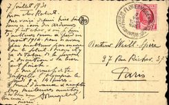 VINTAGE POSTCARD Florenville the Bridge of Martue