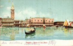 VINTAGE POSTCARD Venezia Bacino Di san Marco