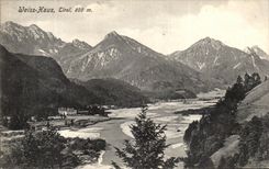VINTAGE POSTCARD Weiss Haus the Tirol