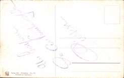 VINTAGE POSTCARD The serbal Seen From Wadi Firan