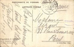 CPA Ristorante De Ferrari
