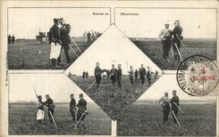 VINTAGE POSTCARD Given of Decorations Countryside of Morocco 1907 1908 Militaria