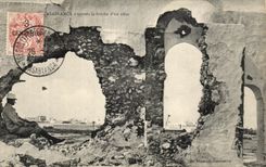 VINTAGE POSTCARD Casablanca through the Breach D a shell Countryside of Morocco 1907 1908 Militaria