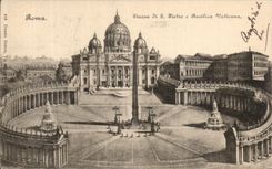 La POSTAL de la VENDIMIA vaga la basilica Vaticana del diu S Pedro de la plaza
