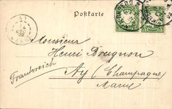 VINTAGE POSTCARD Gruss Aus Nurnberg Toppler Haus