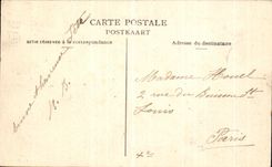 VINTAGE POSTCARD Perspective of the Gardens And the Large terrace World Fair of Brussels 1910