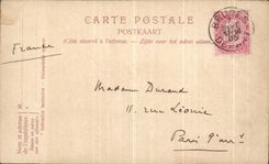 VINTAGE POSTCARD Bruges Yert Quay