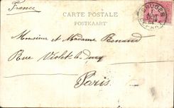 VINTAGE POSTCARD Bruges Chimney of the Franc