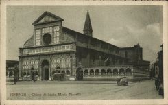 POSTAL Firenze Chiesa Saota Maria Novetta de la VENDIMIA