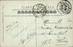 CPA Alger Cour Mauresque du Palais Archiepiscopal Algerie