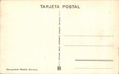 VINTAGE POSTCARD Barcelona Cascada LED Parks L Cudadela