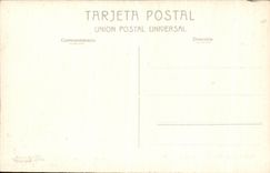 VINTAGE POSTCARD Barcelona Carried From Pau