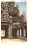 VINTAGE POSTCARD Paris Fair colonial international Paris 1931 Temple D Angkor Vat Upper floor Court