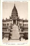 VINTAGE POSTCARD Paris Fair colonial international Paris 1931 Temple D Angkor Vat Principal Staircase