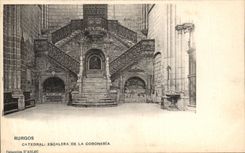 CPA Burgos Catedral Escalera De La Coroneria