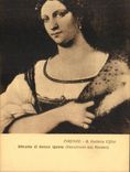 Los di de Uffizi Rhratto del Galleria de Firenze R de la POSTAL de la VENDIMIA dieron Ignota Sebastiano dal Piomobo