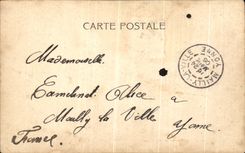 VINTAGE POSTCARD Tunisia a Bedouin with a child