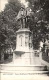 Estatuas de Bruselas de la POSTAL de la VENDIMIA de las cuentas D Egmont y Hornes