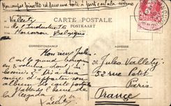 Reglas de Bruselas de la POSTAL de la VENDIMIA de las cuentas D Egment y Hornes