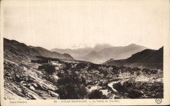 VINTAGE POSTCARD Moroccan Atlas Valle de Tin Mel Morocco