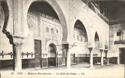 CPA Fez Medersa Bou Anania La salle de Priere 
