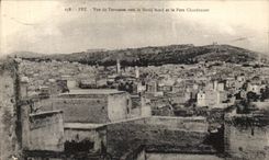 CPA Fez Vue de Terrasses vers Bordj Nord et le Fors Chardonnet 