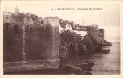 VINTAGE POSTCARD Reduction Walls of Oudaias