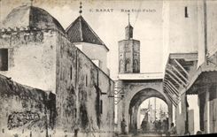 VINTAGE POSTCARD Reduction Street Sidi Fatah