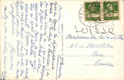 CPA Le Caux Palace En hiver 