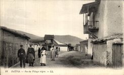 CPA Batna Rue du Village Negre 