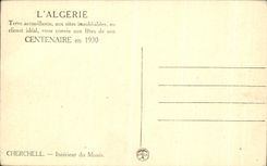 CPA Algerie Cherchell Interieur du musee