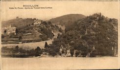 VINTAGE POSTCARD Bouillon Crete St hones Sortie the Tunnel Towards Corbion