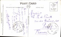 Cabo del norte Ligthouse de Kingsgate de la POSTAL de la VENDIMIA