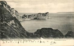VINTAGE POSTCARD Kennane Head and Ballycastle Caste