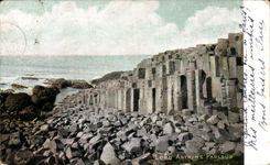 VINTAGE POSTCARD Lord Antrims Parlor